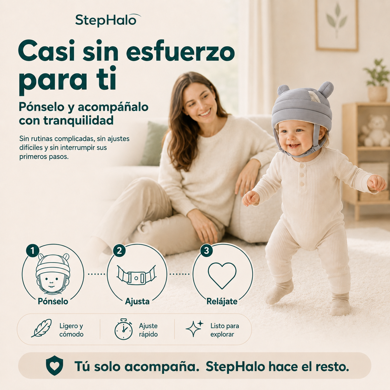 Protector Acolchado 360° para Primeros Pasos